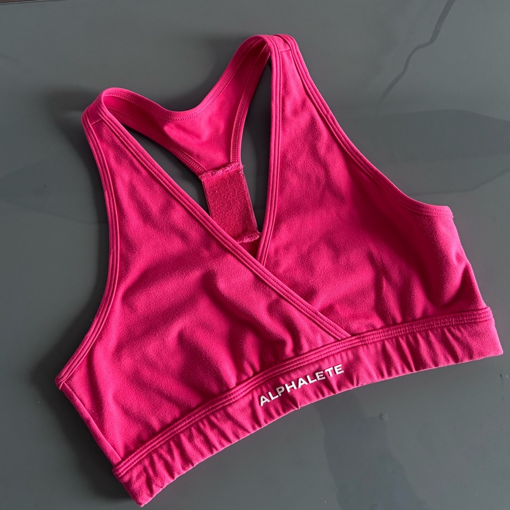 Alphalete Pink Sports Bra